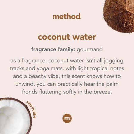 Method Coconut Water Scent Foam Hand Wash 10 oz 327728